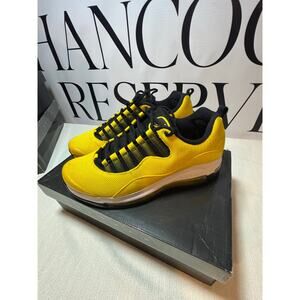 Jordan CMFT Air Max 10 Tour Yellow Black White Size 9.5 Men 442087-70